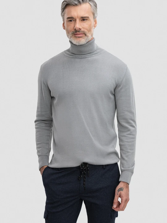 Zdjęcie produktu Sweter RUFO 01013B05GSA Giacomo Conti szary