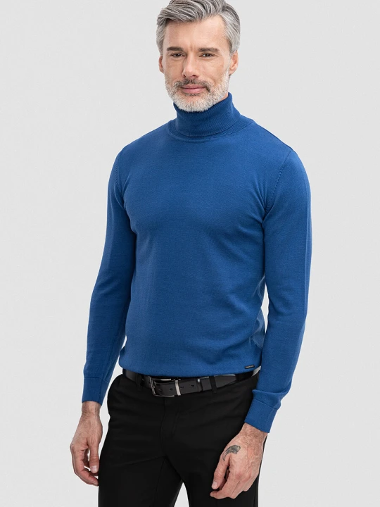 Zdjęcie produktu Sweter RUFO 01014B70GSA Giacomo Conti niebieski