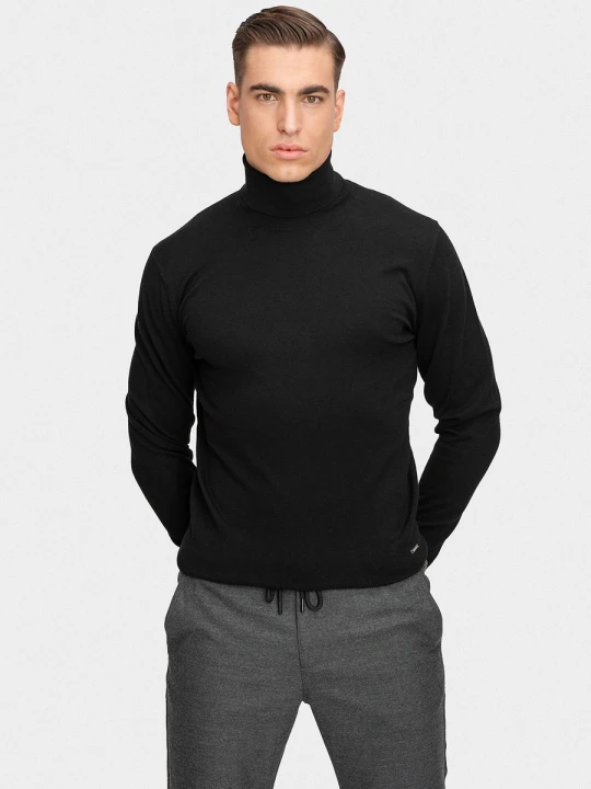 Zdjęcie produktu Sweter RUFO 01033B90GRB Giacomo Conti czarny