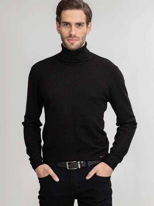 Zdjęcie produktu Sweter RUFO 01035A90GRA Giacomo Conti czarny