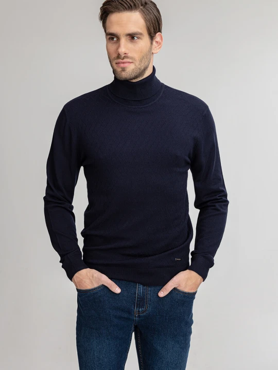 Zdjęcie produktu Sweter RUFO 01035B75GRA Giacomo Conti granatowy