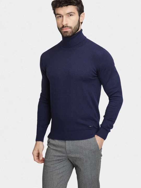 Zdjęcie produktu Sweter RUFUS 03100C75GRA Giacomo Conti granatowy