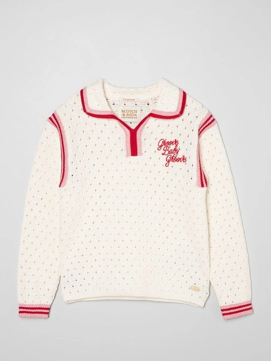 Zdjęcie produktu Sweter Scotch & Soda biały