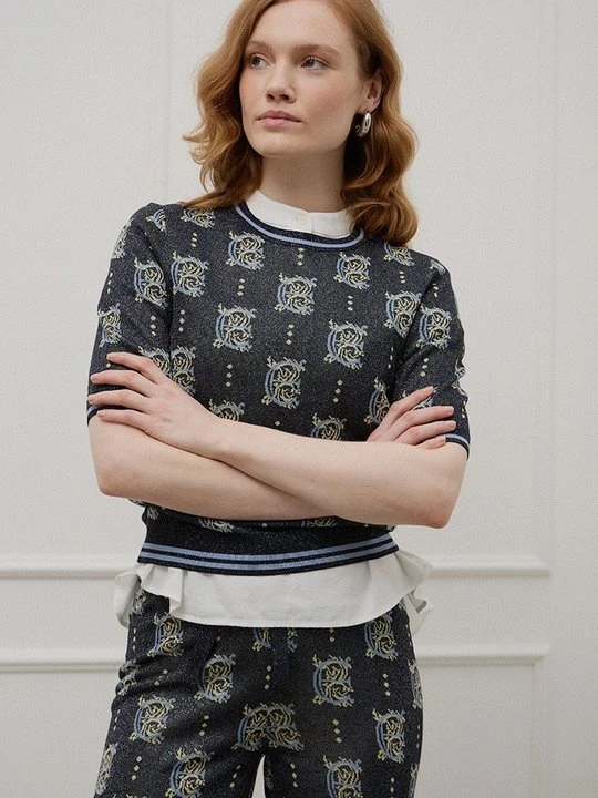 Zdjęcie produktu Sweter Scotch & Soda granatowy