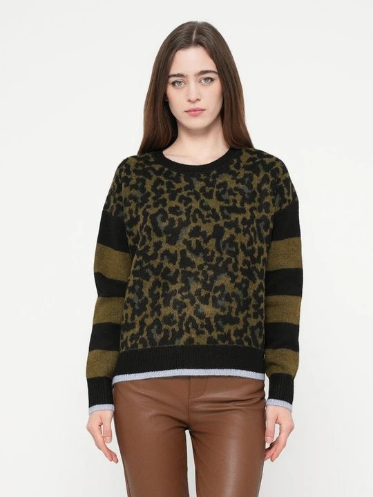 Zdjęcie produktu Sweter Scotch & Soda oliwkowy