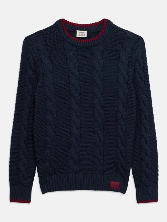 Zdjęcie produktu Sweter Scotch & Soda granatowy
