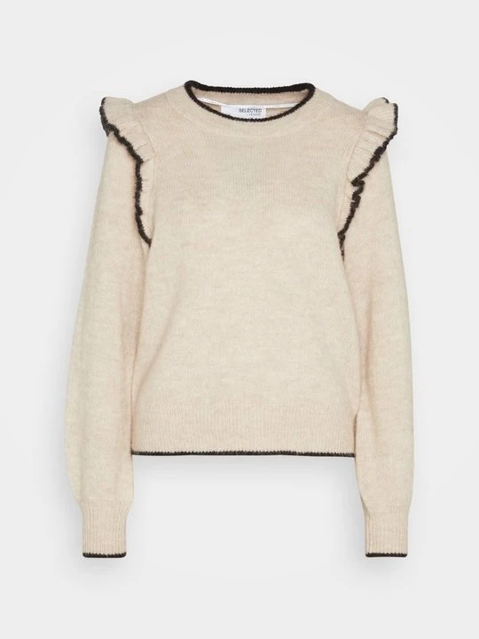 Zdjęcie produktu Sweter Selected mleczny