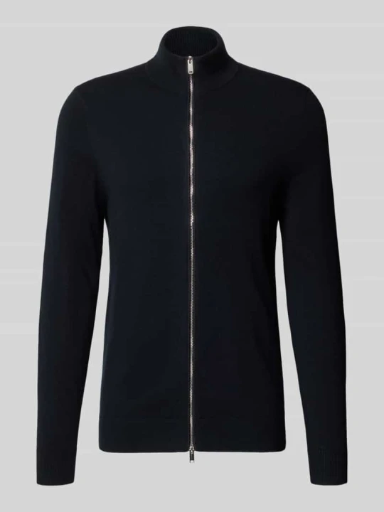 Zdjęcie produktu Sweter Slim o kroju slim fit z mieszanki wełny Profuomo Granatowy