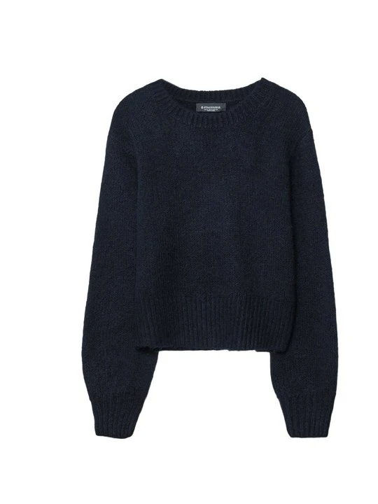 Zdjęcie produktu Sweter Stradivarius granatowy