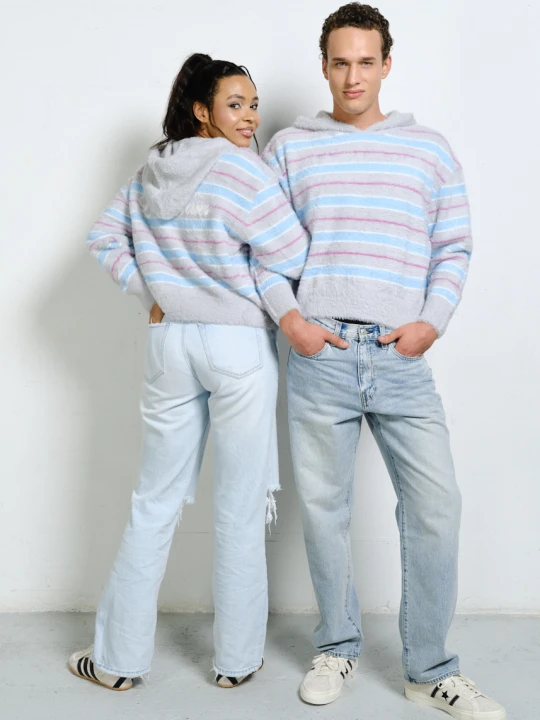 Zdjęcie produktu Sweter team blush szary Local Heroes