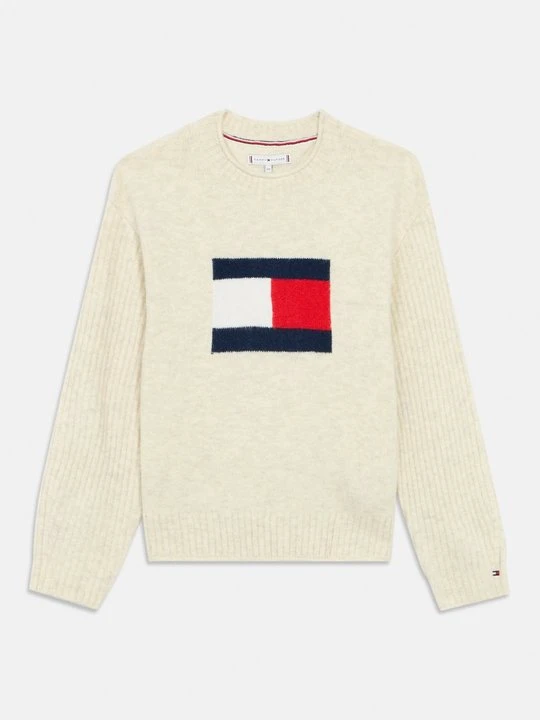 Zdjęcie produktu Sweter Tommy Hilfiger biały
