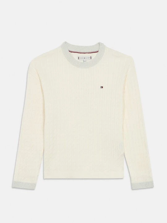 Zdjęcie produktu Sweter Tommy Hilfiger mleczny