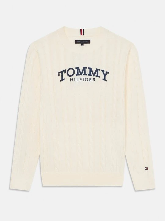 Zdjęcie produktu Sweter Tommy Hilfiger mleczny