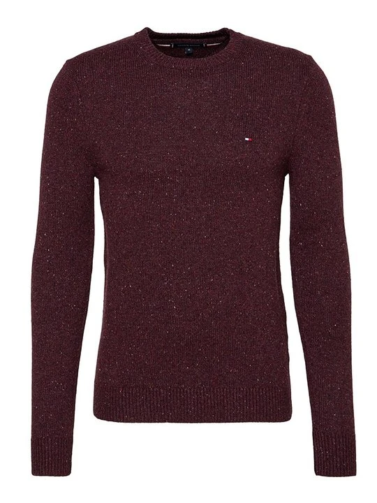Zdjęcie produktu Sweter Tommy Hilfiger ciemnoczerwony