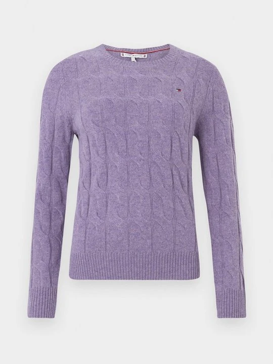 Zdjęcie produktu Sweter Tommy Hilfiger fioletowy