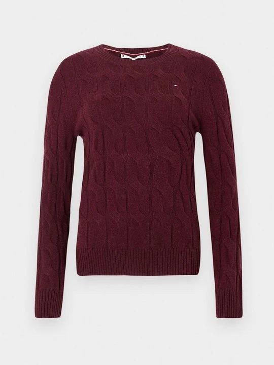 Zdjęcie produktu Sweter Tommy Hilfiger bordowy