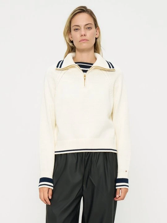 Zdjęcie produktu Sweter Tommy Hilfiger beżowy melanż