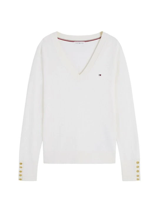 Zdjęcie produktu Sweter Tommy Hilfiger biały