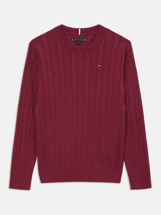 Zdjęcie produktu Sweter Tommy Hilfiger bordowy