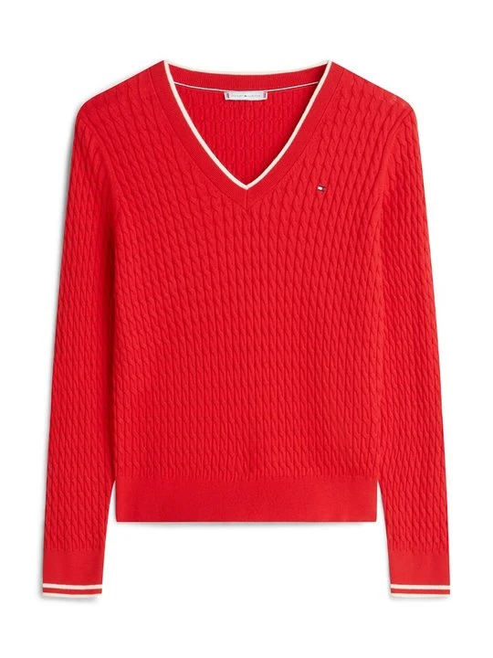 Zdjęcie produktu Sweter Tommy Hilfiger czerwony