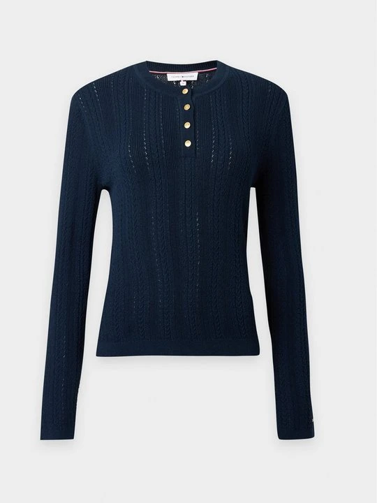 Zdjęcie produktu Sweter Tommy Hilfiger granatowy
