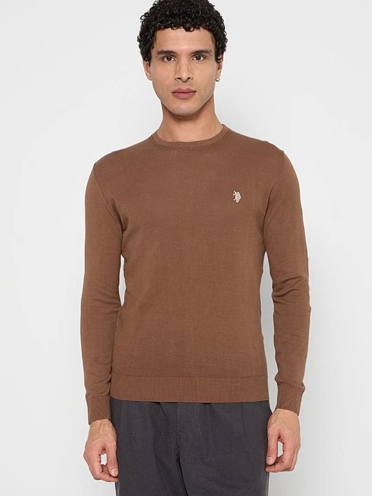 Zdjęcie produktu Sweter U.S. POLO ASSN. brązowy