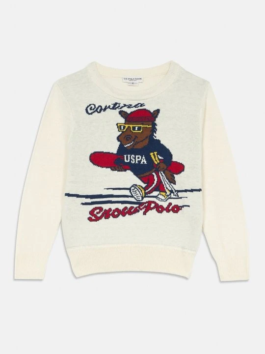 Zdjęcie produktu Sweter U.S. POLO ASSN. mleczny