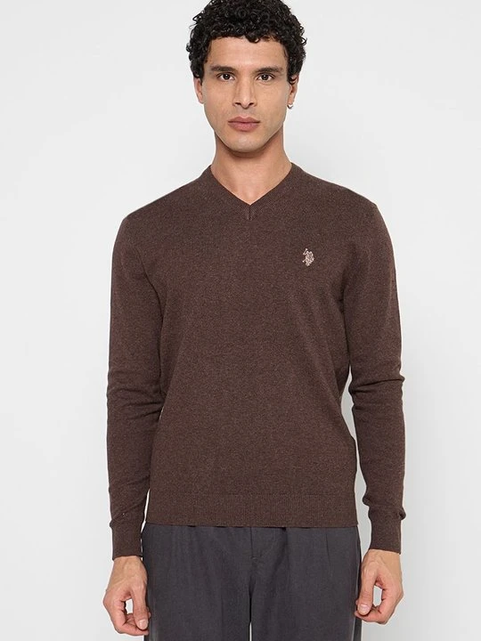 Zdjęcie produktu Sweter U.S. POLO ASSN. brązowy