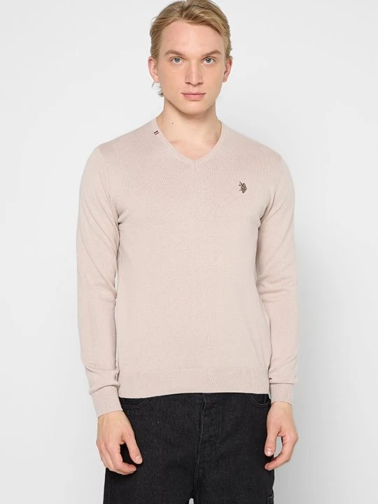 Zdjęcie produktu Sweter U.S. POLO ASSN. beżowy