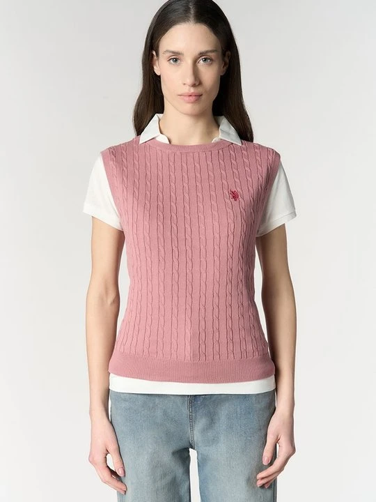 Zdjęcie produktu Sweter U.S. POLO ASSN. jasnoróżowy