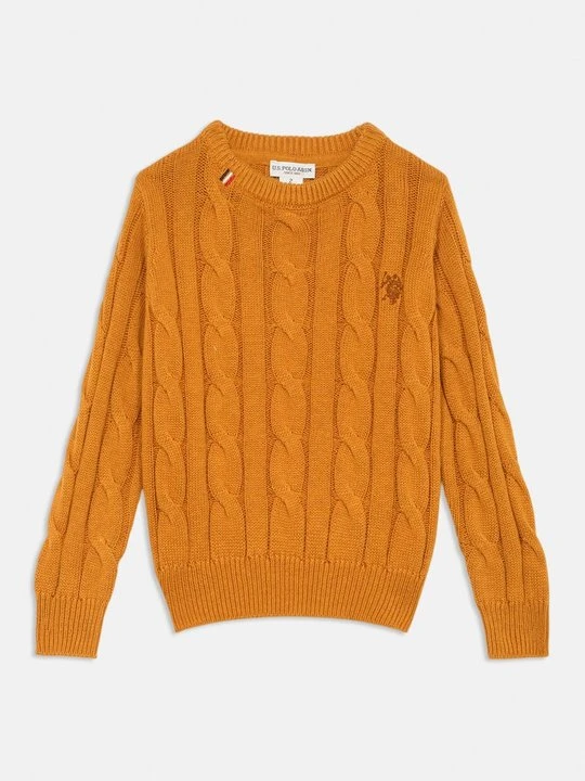 Zdjęcie produktu Sweter U.S. POLO ASSN. złoty