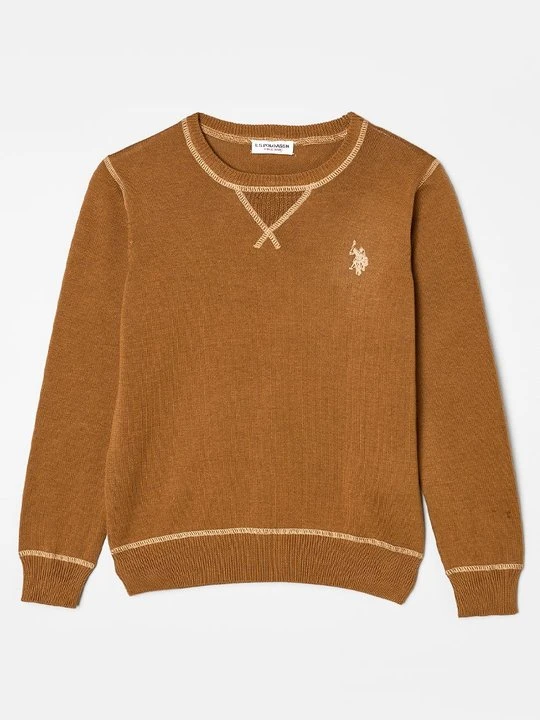 Zdjęcie produktu Sweter U.S. POLO ASSN. koniakowy