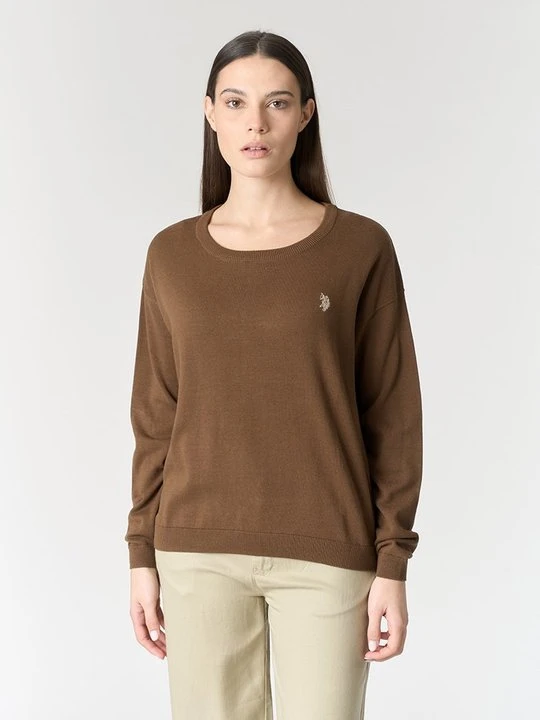 Zdjęcie produktu Sweter U.S. POLO ASSN. brązowy