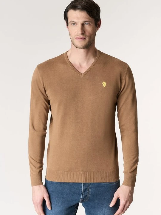 Zdjęcie produktu Sweter U.S. POLO ASSN. beżowy