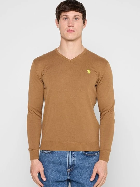 Zdjęcie produktu Sweter U.S. POLO ASSN. wielbłądzi