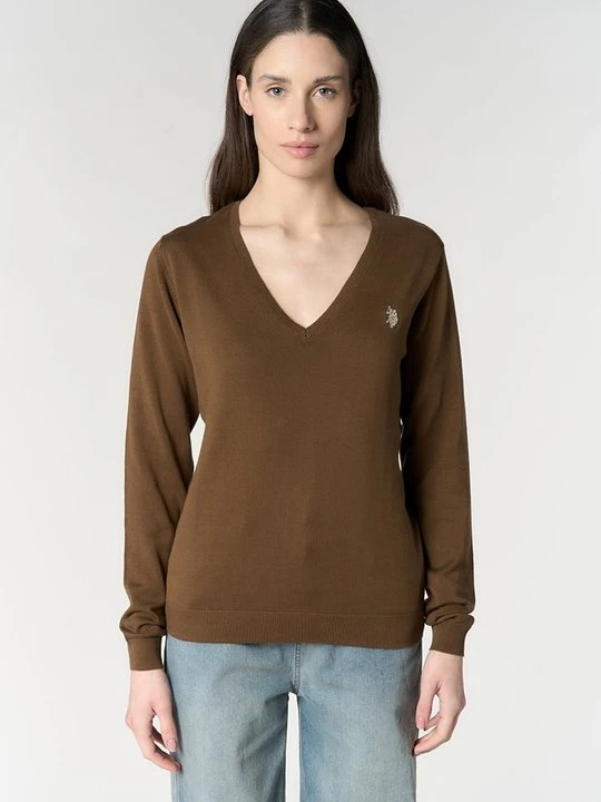 Zdjęcie produktu Sweter U.S. POLO ASSN. brązowy