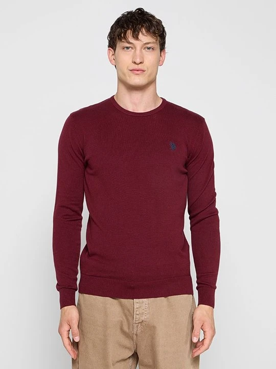Zdjęcie produktu Sweter U.S. POLO ASSN. bordowy
