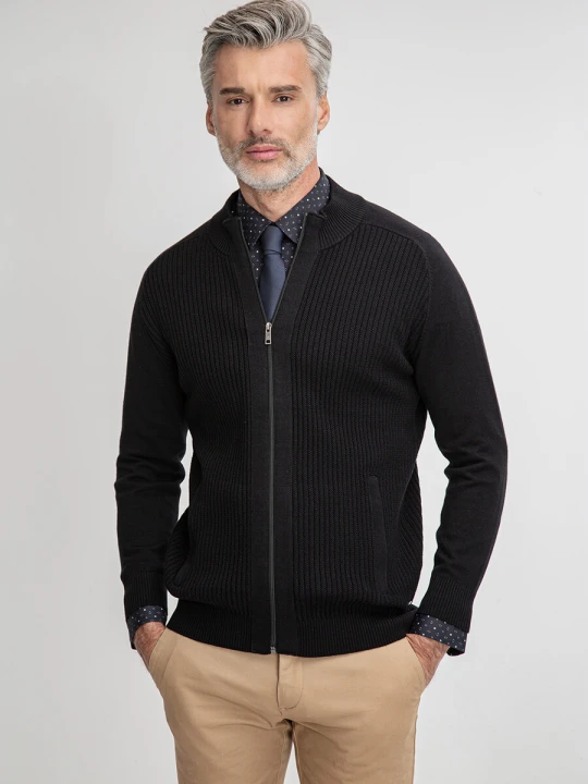 Zdjęcie produktu Sweter UBERTO 01042B90SRA Giacomo Conti czarny