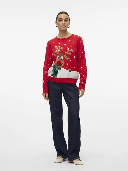 Zdjęcie produktu Sweter Vero Moda czerwony