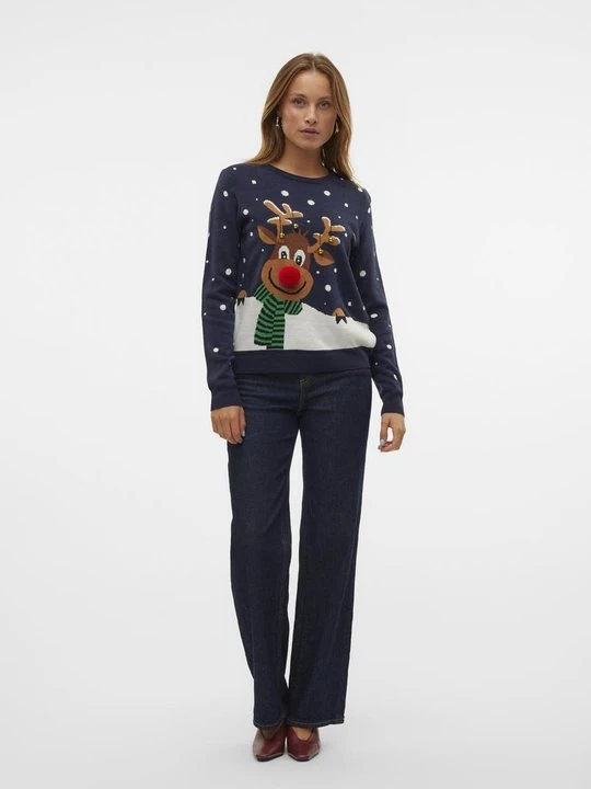 Zdjęcie produktu Sweter Vero Moda granatowy