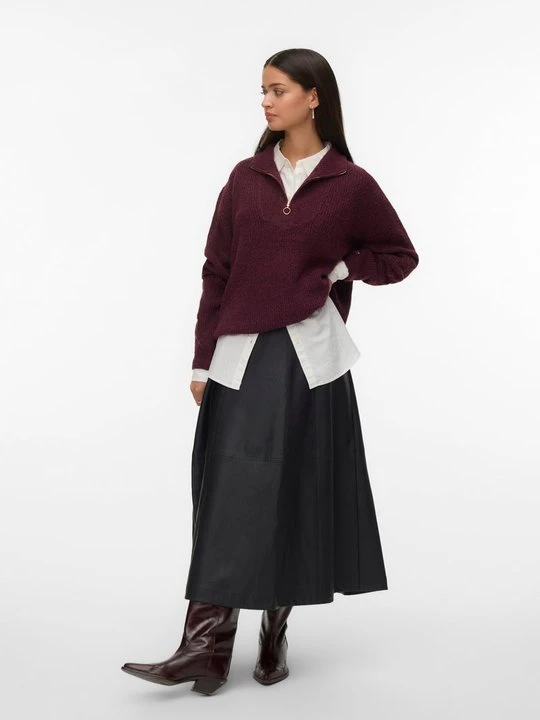 Zdjęcie produktu Sweter Vero Moda bordowy