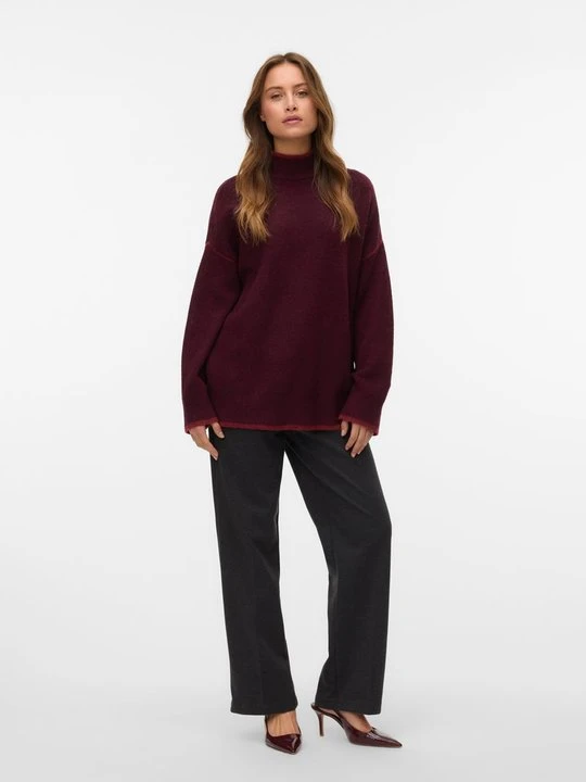 Zdjęcie produktu Sweter Vero Moda bordowy