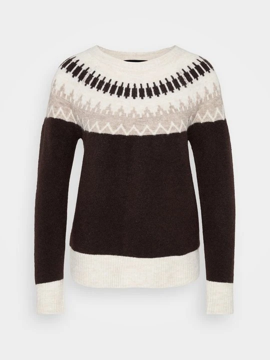 Zdjęcie produktu Sweter Vero Moda ciemnobrązowy