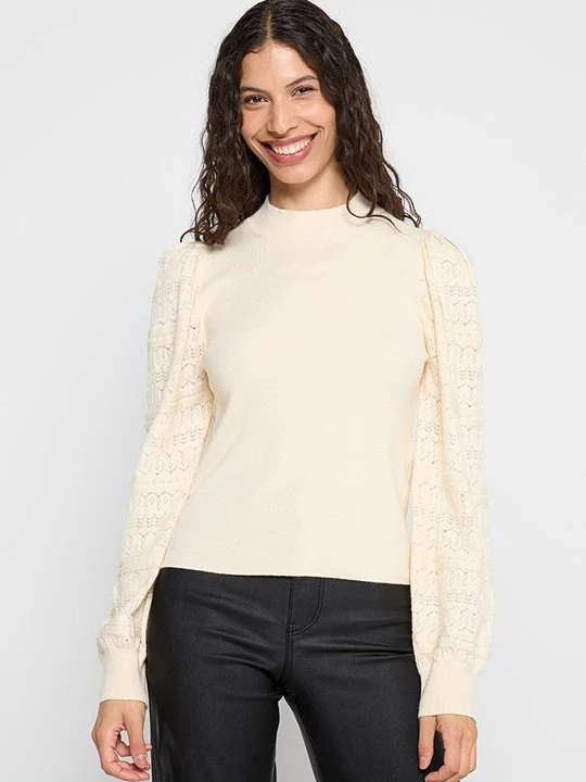 Zdjęcie produktu Sweter Vero Moda mleczny