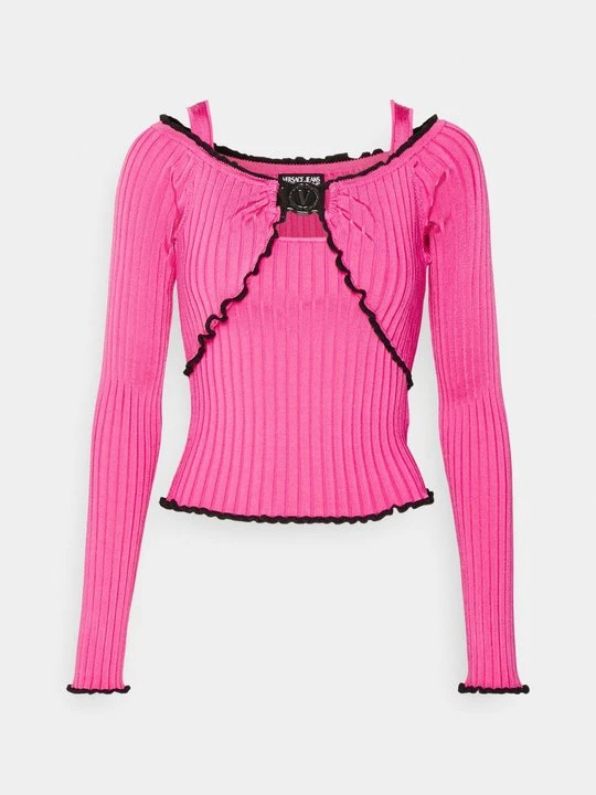 Zdjęcie produktu Sweter Versace Jeans Couture różowy