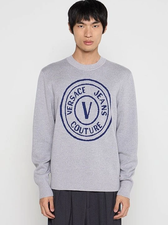 Zdjęcie produktu Sweter Versace Jeans Couture szary