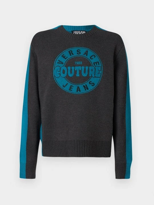 Zdjęcie produktu Sweter Versace Jeans Couture czarny
