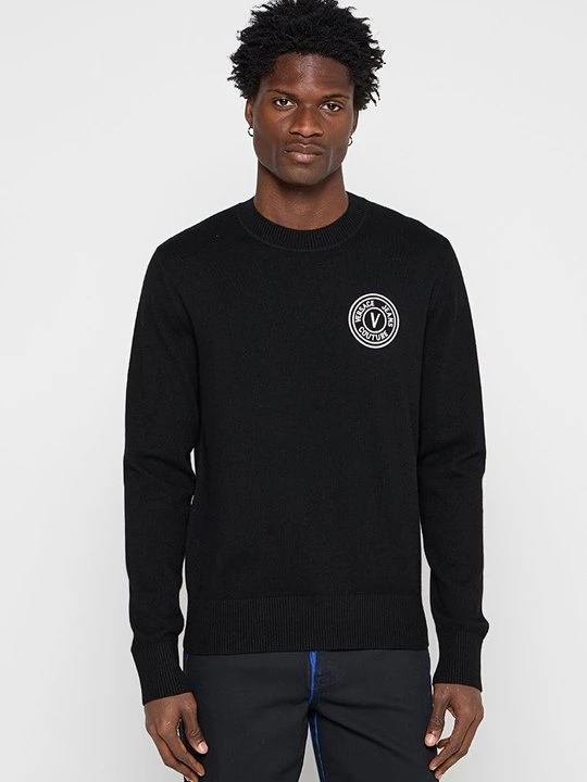 Zdjęcie produktu Sweter Versace Jeans Couture czarny