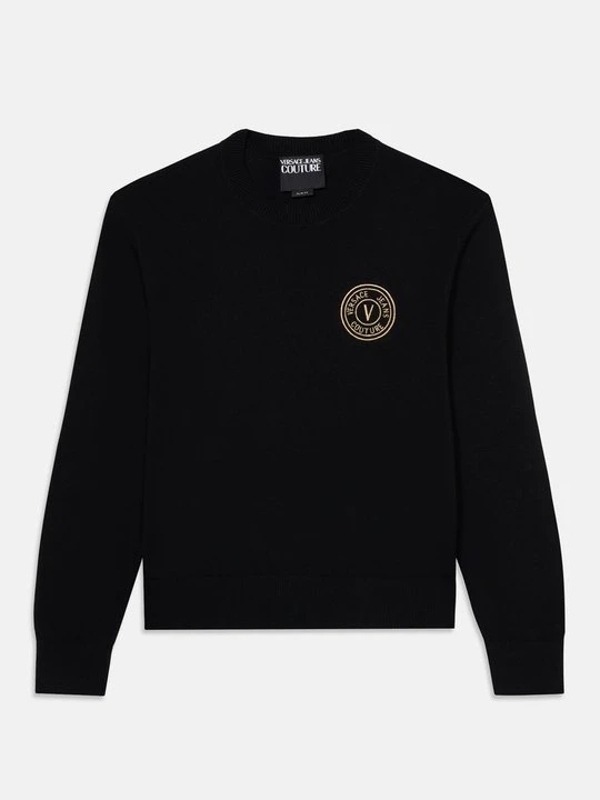 Zdjęcie produktu Sweter Versace Jeans Couture czarny