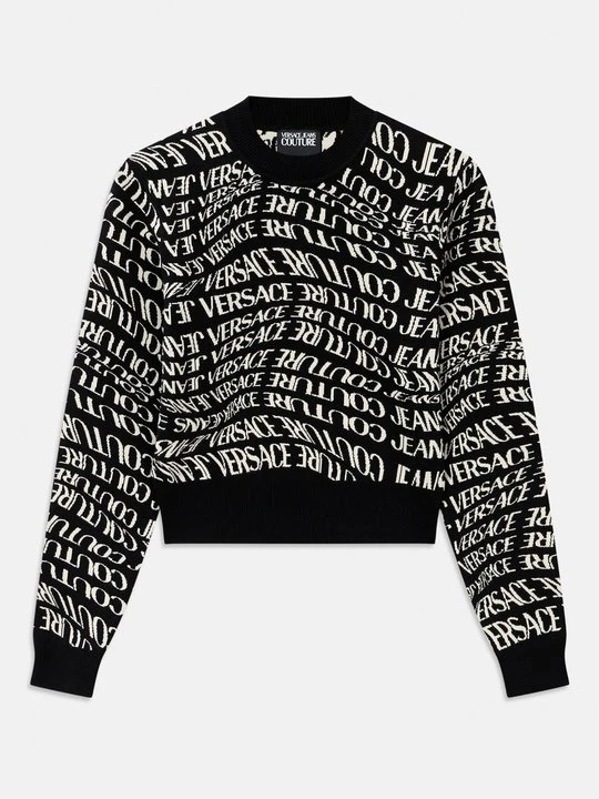 Zdjęcie produktu Sweter Versace Jeans Couture czarny